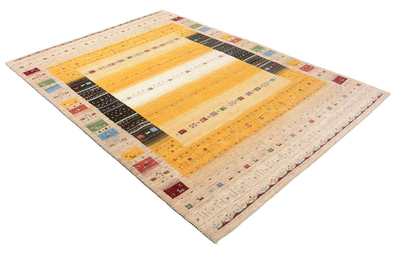 Gabbeh-tæppe - Loribaft Indus - 245 x 173 cm - flerfarvet