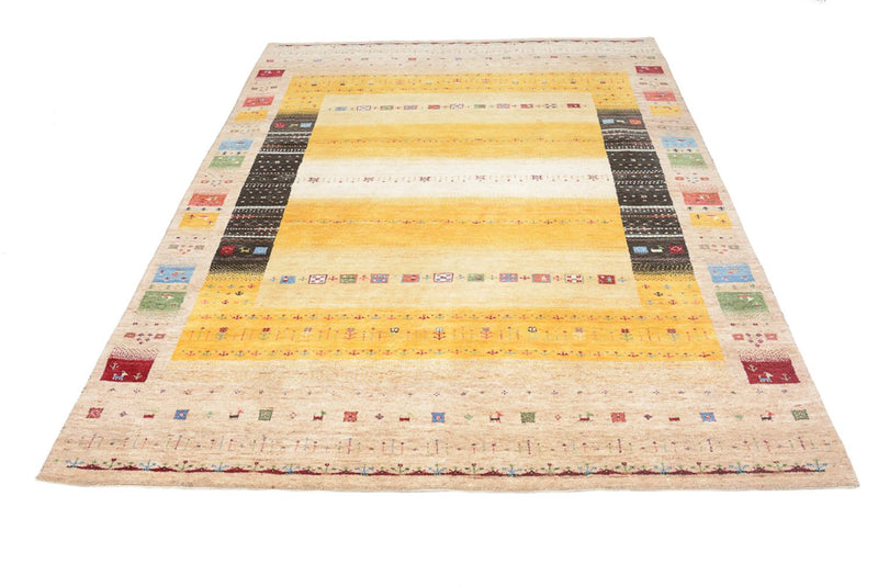 Gabbeh-tæppe - Loribaft Indus - 245 x 173 cm - flerfarvet