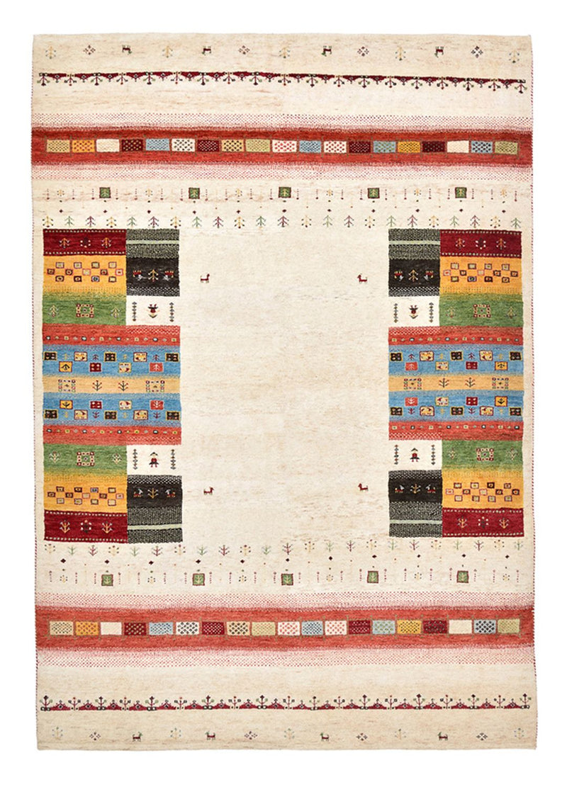 Gabbeh-tæppe - Loribaft Indus - 240 x 171 cm - flerfarvet