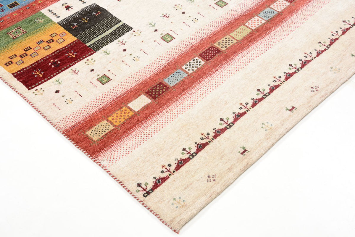 Gabbeh-tæppe - Loribaft Indus - 240 x 171 cm - flerfarvet