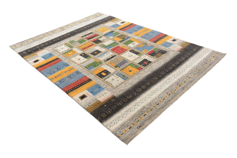 Gabbeh-tæppe - Loribaft Indus - 241 x 174 cm - flerfarvet