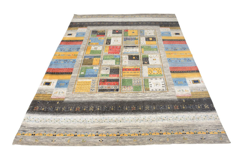 Gabbeh-tæppe - Loribaft Indus - 241 x 174 cm - flerfarvet