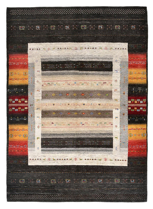 Gabbeh-tæppe - Loribaft Indus - 241 x 175 cm - flerfarvet