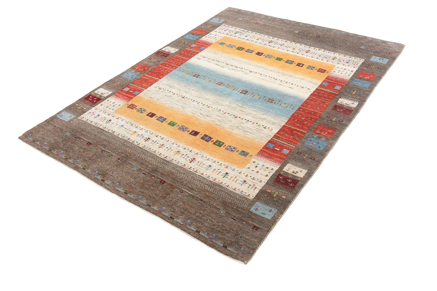 Indo Loribaft Tæppe 203x146cm - Uldtæppe
