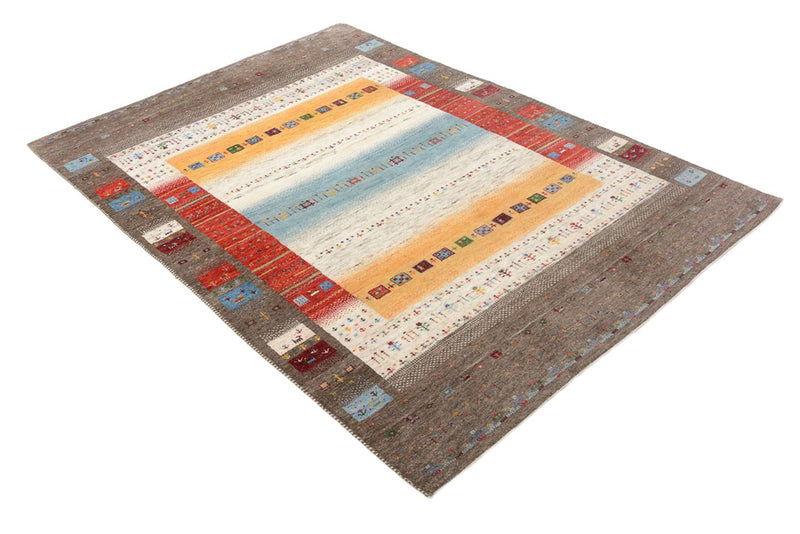Gabbeh-tæppe - Loribaft Indus - 203 x 146 cm - flerfarvet