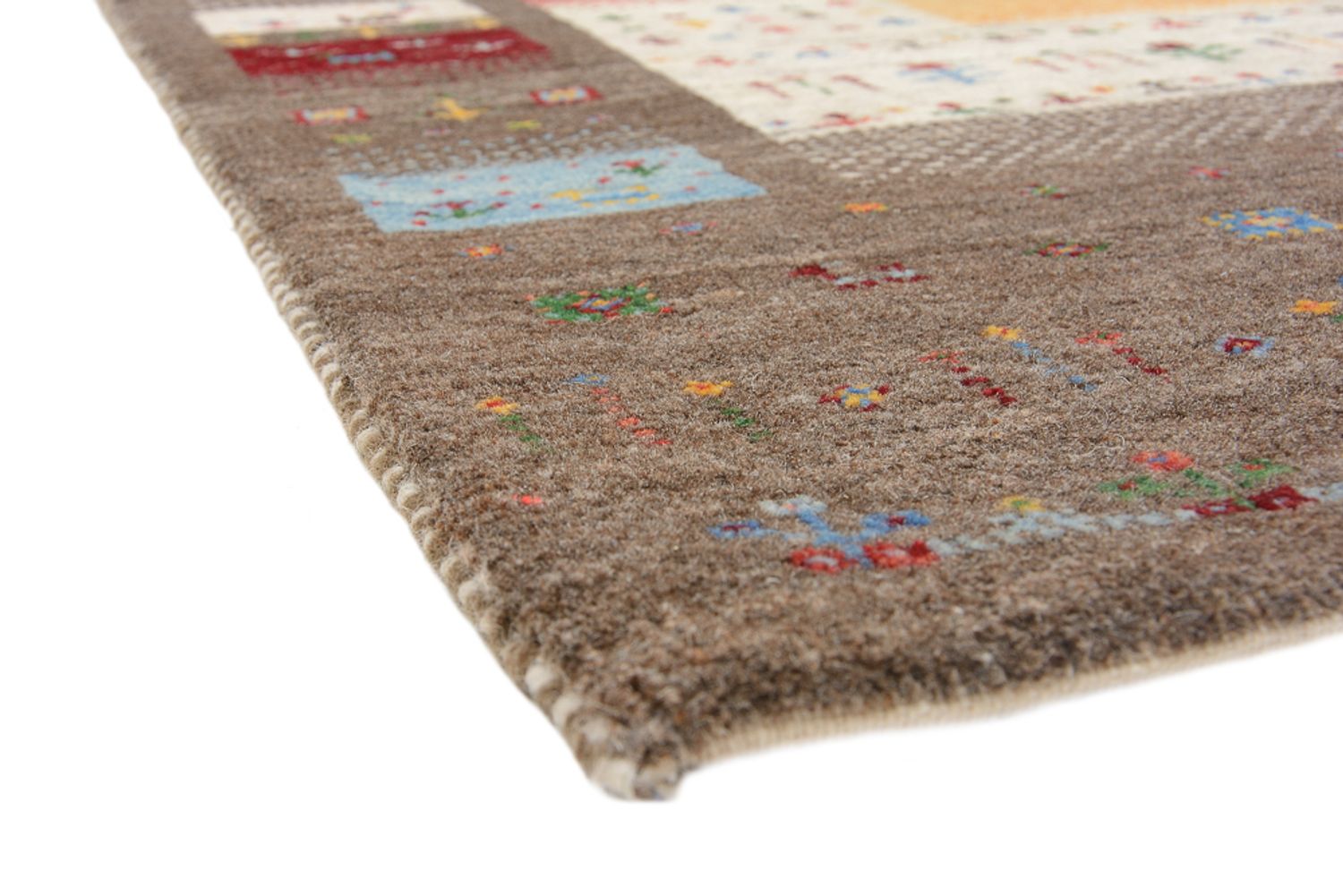 Gabbeh-tæppe - Loribaft Indus - 203 x 146 cm - flerfarvet