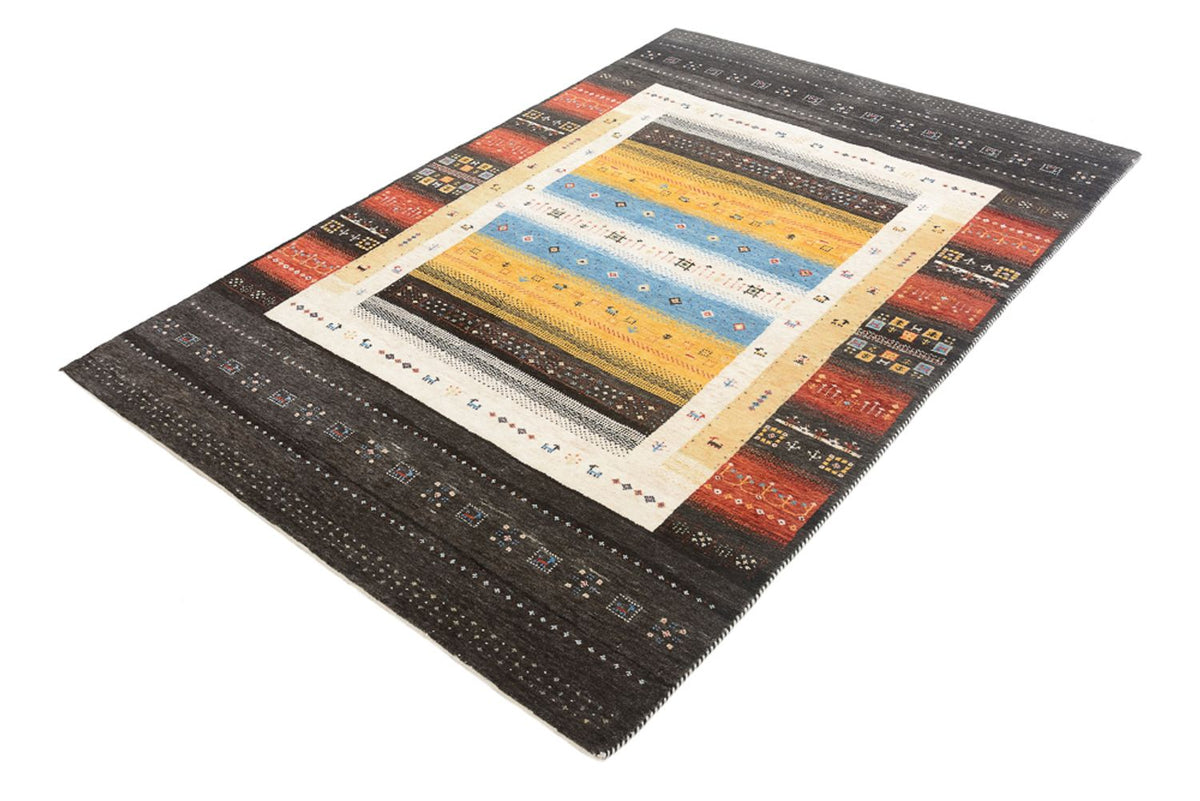 Gabbeh-tæppe - Loribaft Indus - 212 x 143 cm - flerfarvet