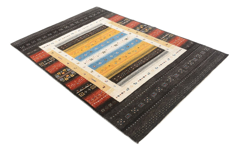 Gabbeh-tæppe - Loribaft Indus - 212 x 143 cm - flerfarvet