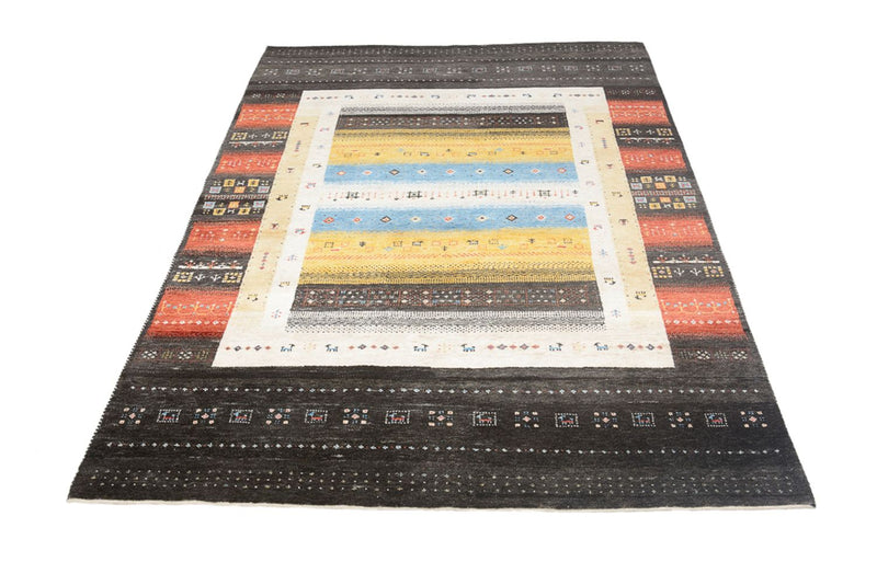 Gabbeh-tæppe - Loribaft Indus - 212 x 143 cm - flerfarvet