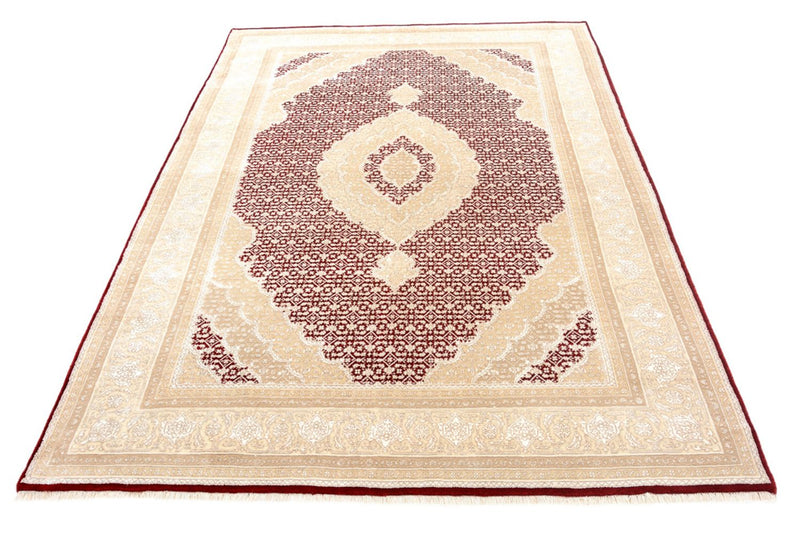Orientalsk tæppe - Tabriz - 243 x 167 cm - creme