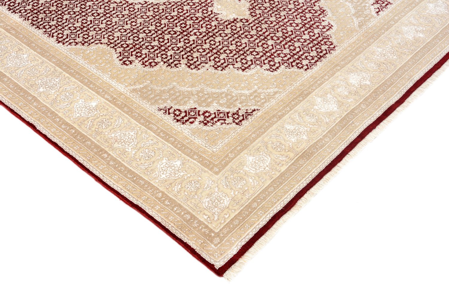 Orientalsk tæppe - Tabriz - 243 x 167 cm - creme