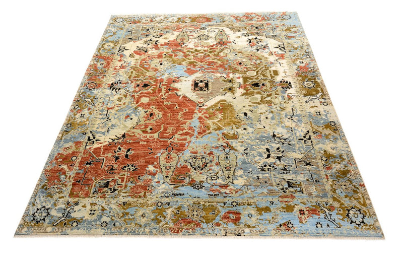 Designer tæppe - 303 x 245 cm - flerfarvet