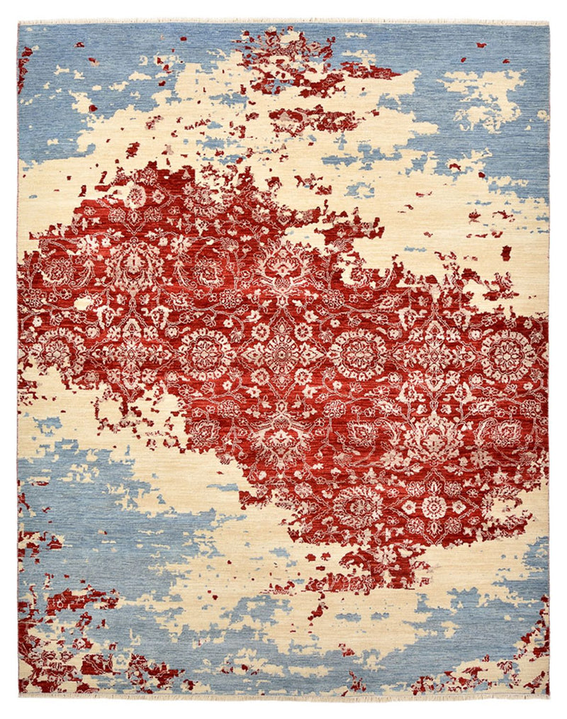 Designer tæppe - 303 x 246 cm - flerfarvet