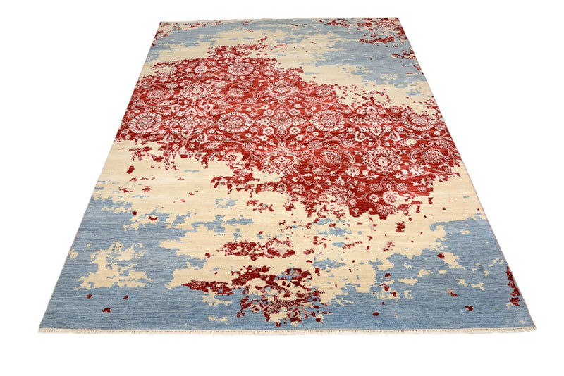 Designer tæppe - 303 x 246 cm - flerfarvet