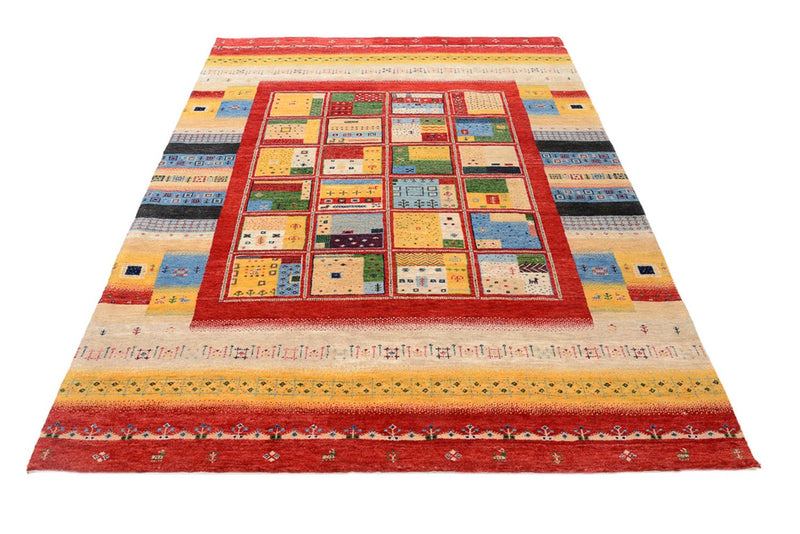 Gabbeh-tæppe - Loribaft Indus - 236 x 169 cm - flerfarvet