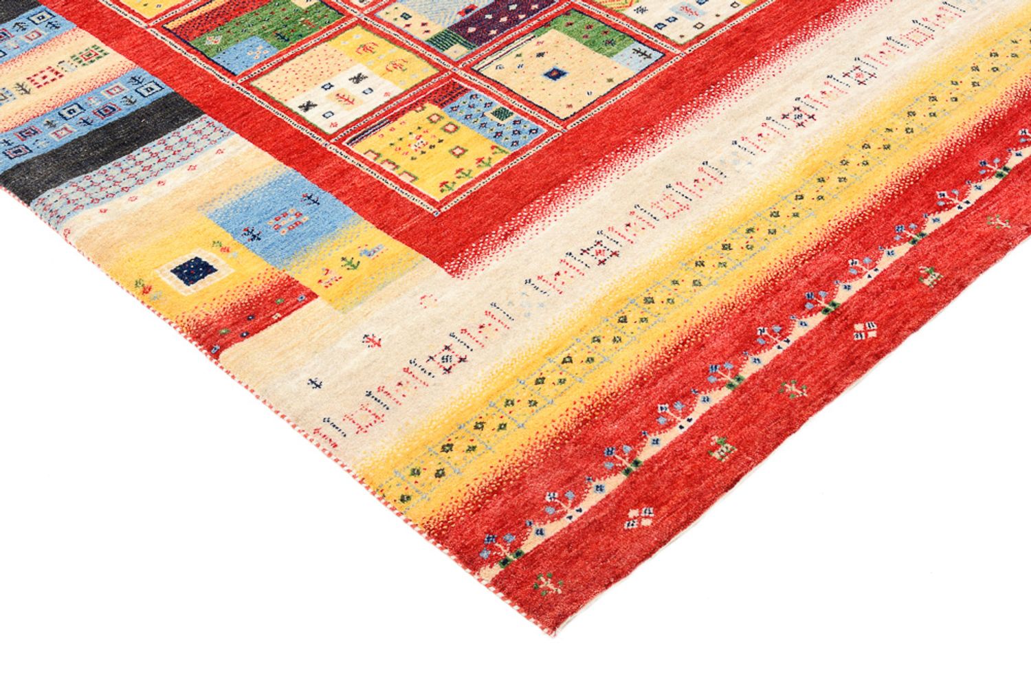 Gabbeh-tæppe - Loribaft Indus - 236 x 169 cm - flerfarvet