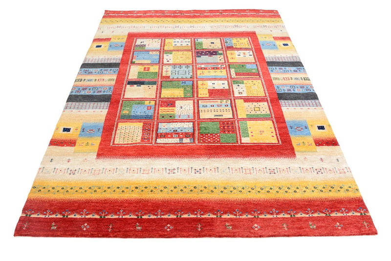 Gabbeh-tæppe - Loribaft Indus - 236 x 169 cm - flerfarvet