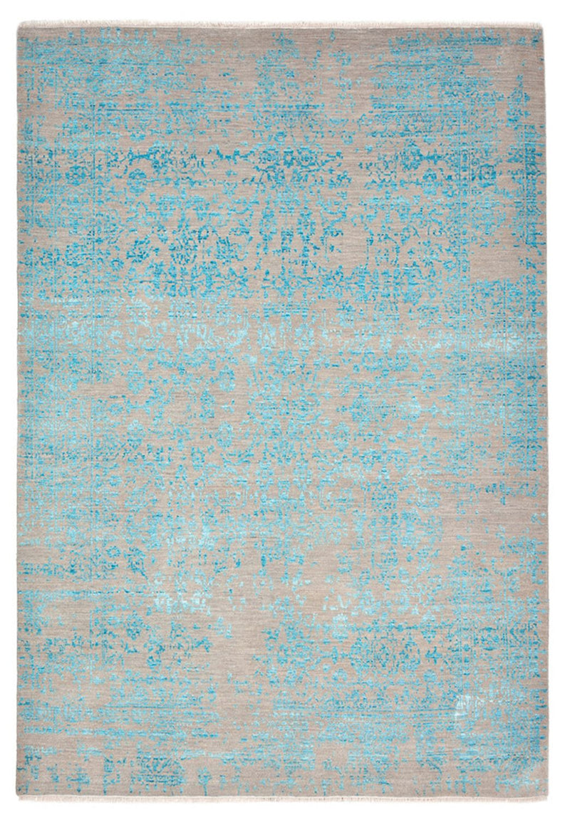 Designer tæppe - 247 x 170 cm - turkis