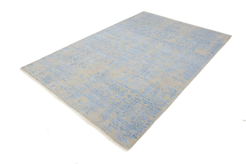 Designer tæppe - 247 x 170 cm - turkis