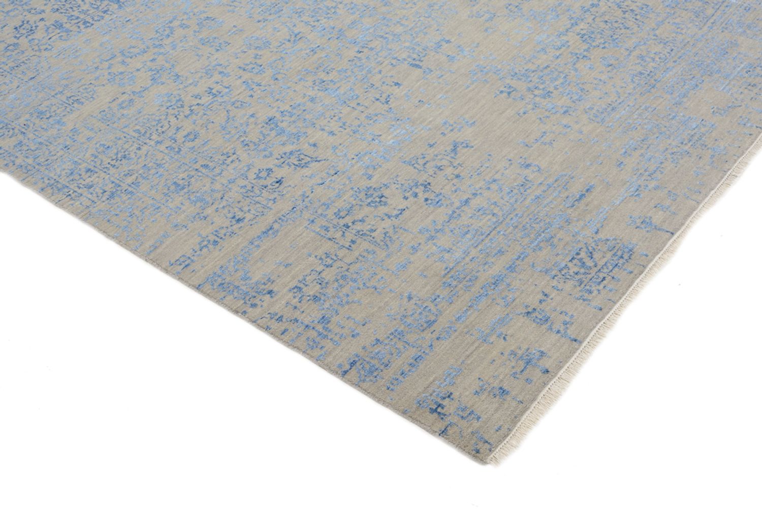 Designer tæppe - 247 x 170 cm - turkis