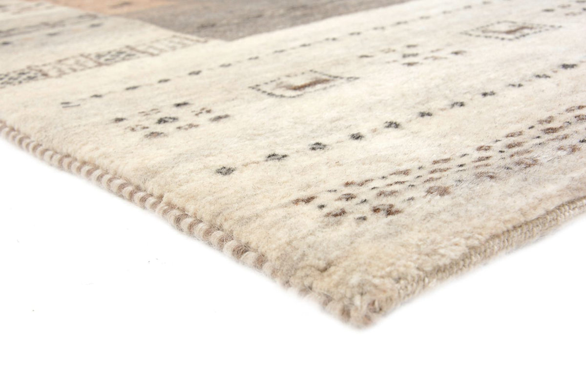 Gabbeh-tæppe - Loribaft Indus - 299 x 205 cm - mørk beige