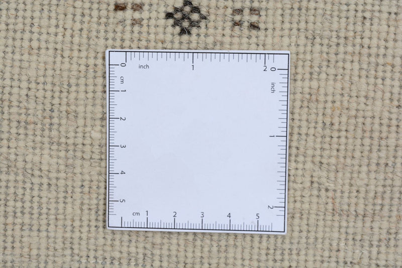 Gabbeh-tæppe - Loribaft Indus - 302 x 248 cm - mørk beige