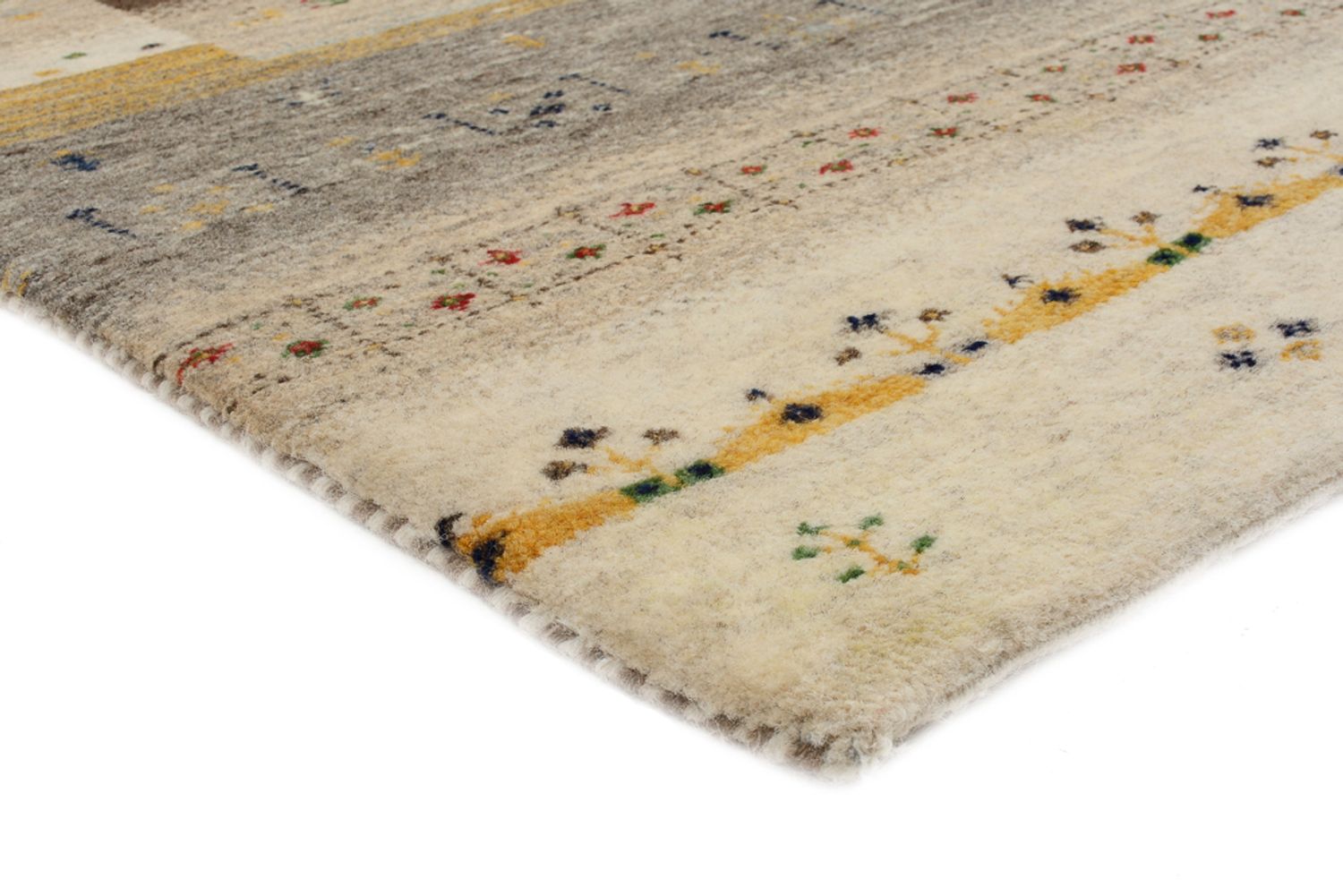 Gabbeh-tæppe - Loribaft Indus - 241 x 174 cm - flerfarvet