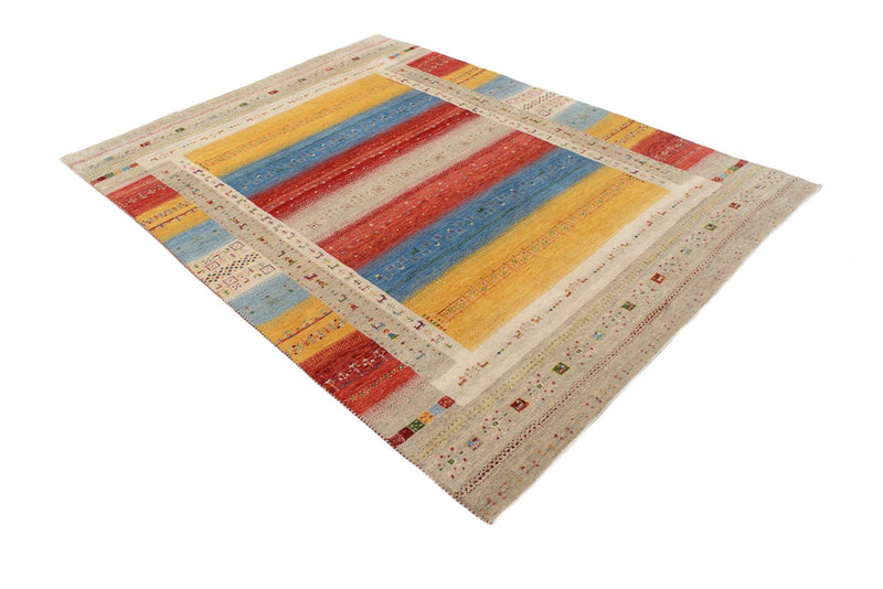 Gabbeh-tæppe - Loribaft Indus - 236 x 173 cm - flerfarvet