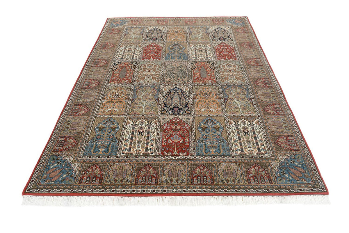 Orientalsk tæppe - Ghom - Indus - 242 x 172 cm - mørk beige
