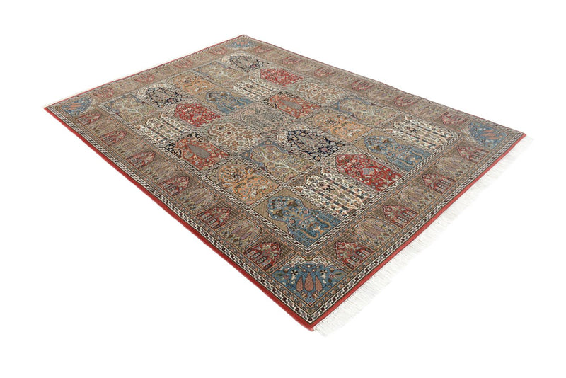 Orientalsk tæppe - Ghom - Indus - 242 x 172 cm - mørk beige