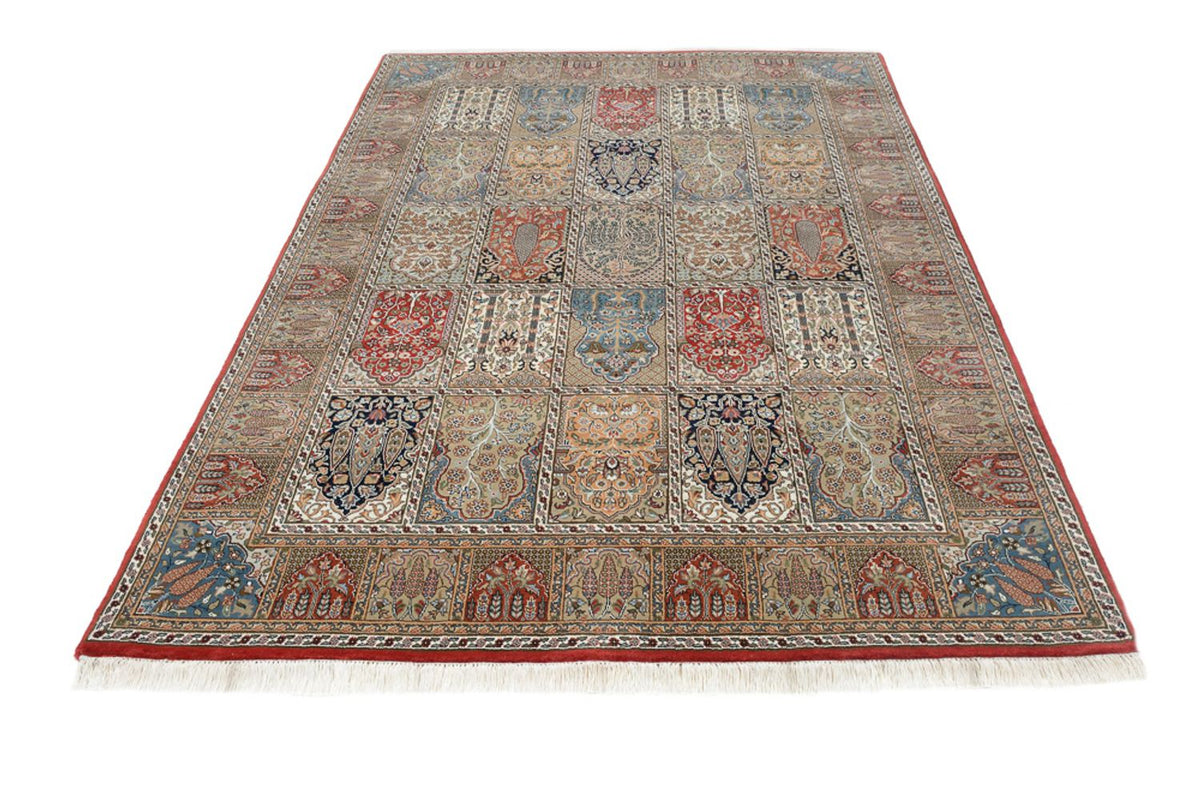 Orientalsk tæppe - Ghom - Indus - 242 x 172 cm - mørk beige