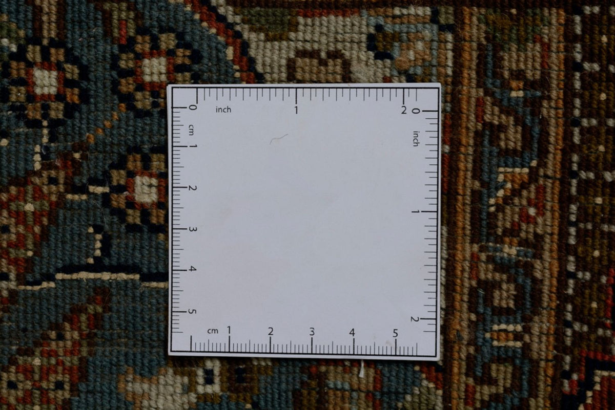 Orientalsk tæppe - Ghom - Indus - 242 x 172 cm - mørk beige