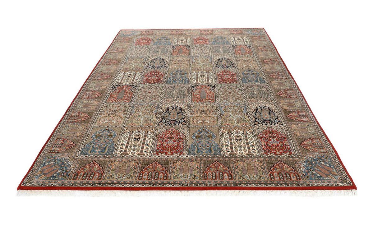 Orientalsk tæppe - Ghom - Indus - 306 x 211 cm - mørk beige
