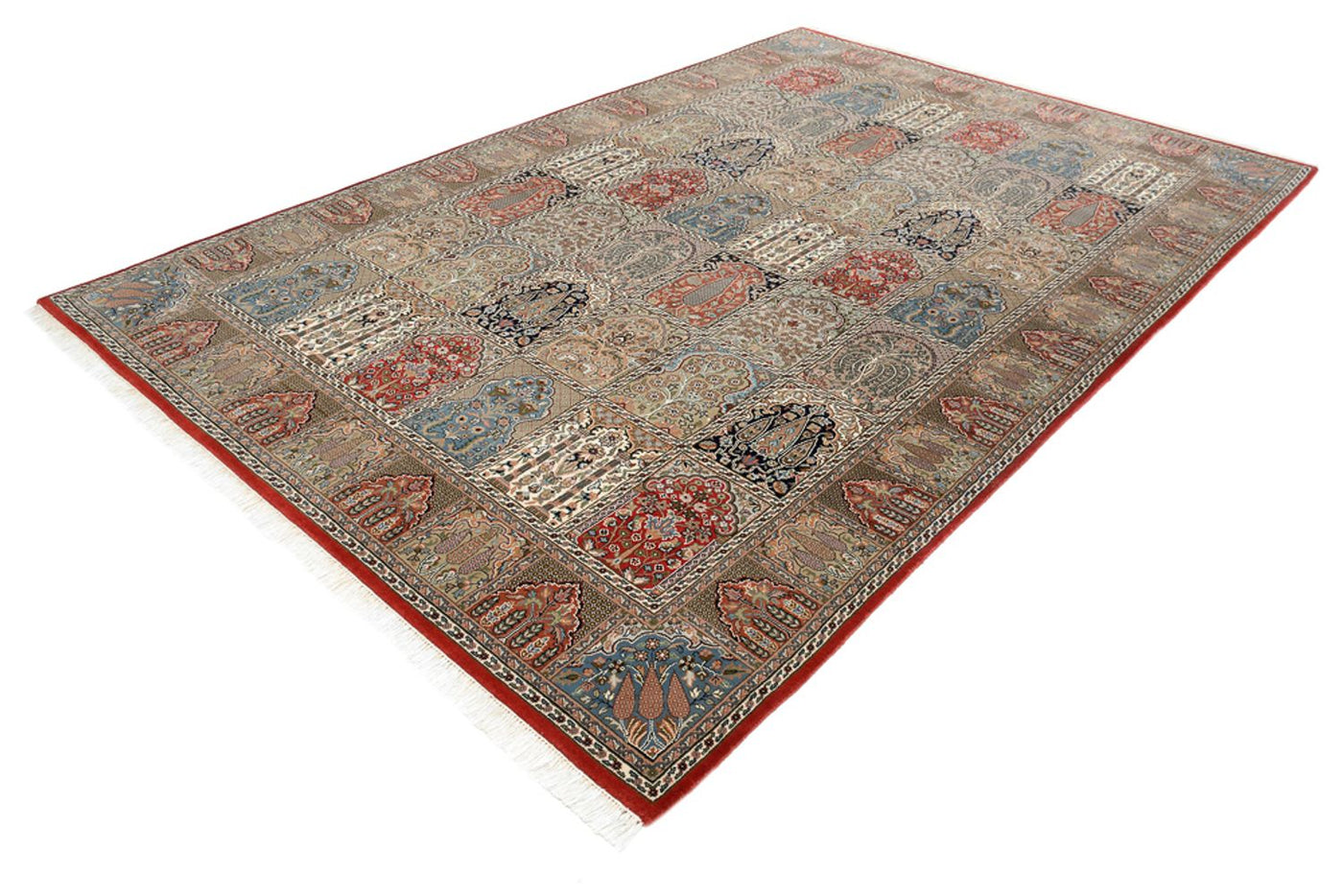 Indo Qom Tæppe 306x211cm - Orientalsk tæppe