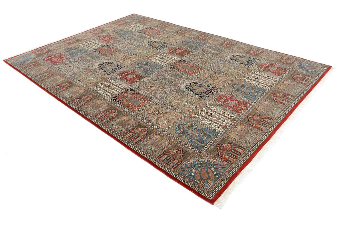 Orientalsk tæppe - Ghom - Indus - 306 x 211 cm - mørk beige
