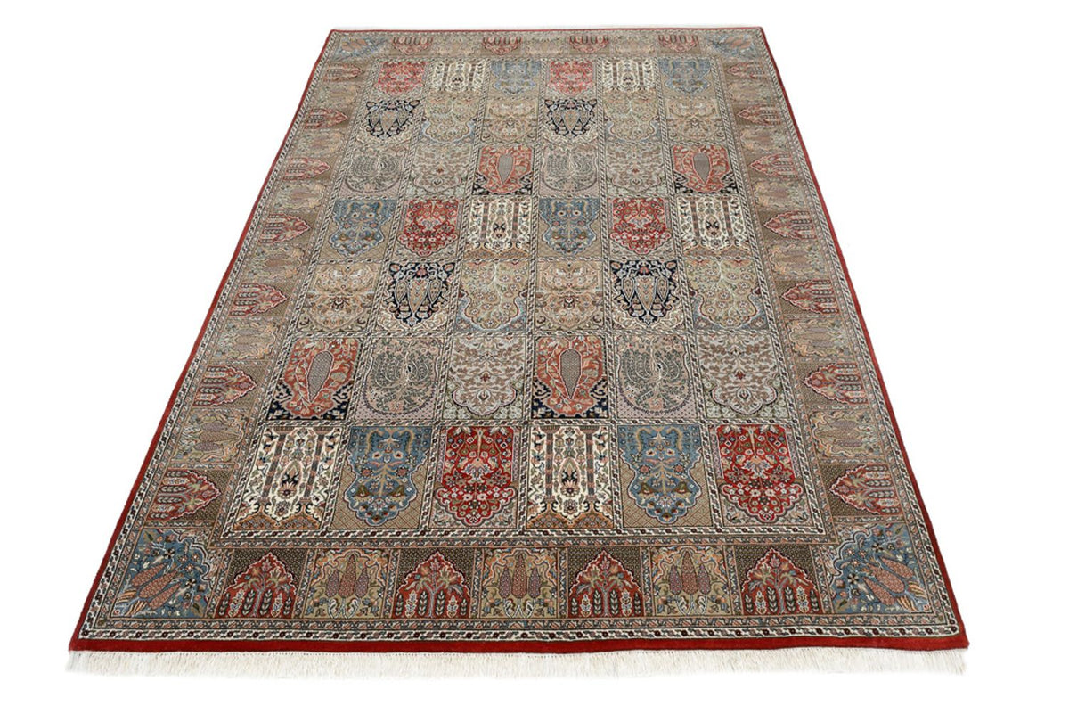 Orientalsk tæppe - Ghom - Indus - 306 x 211 cm - mørk beige