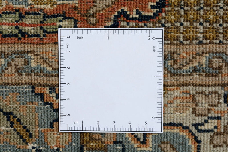 Orientalsk tæppe - Ghom - Indus - 306 x 211 cm - mørk beige
