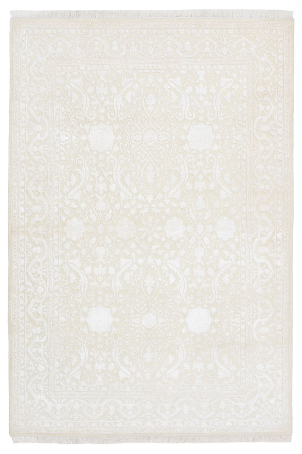 Designer tæppe - 242 x 170 cm - hvid