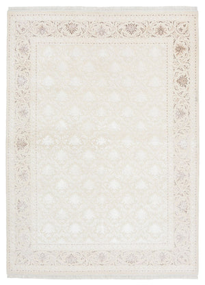 Orientalsk tæppe - 240 x 176 cm - hvid