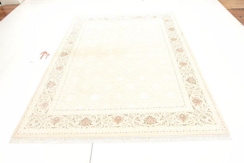 Orientalsk tæppe - 240 x 176 cm - hvid