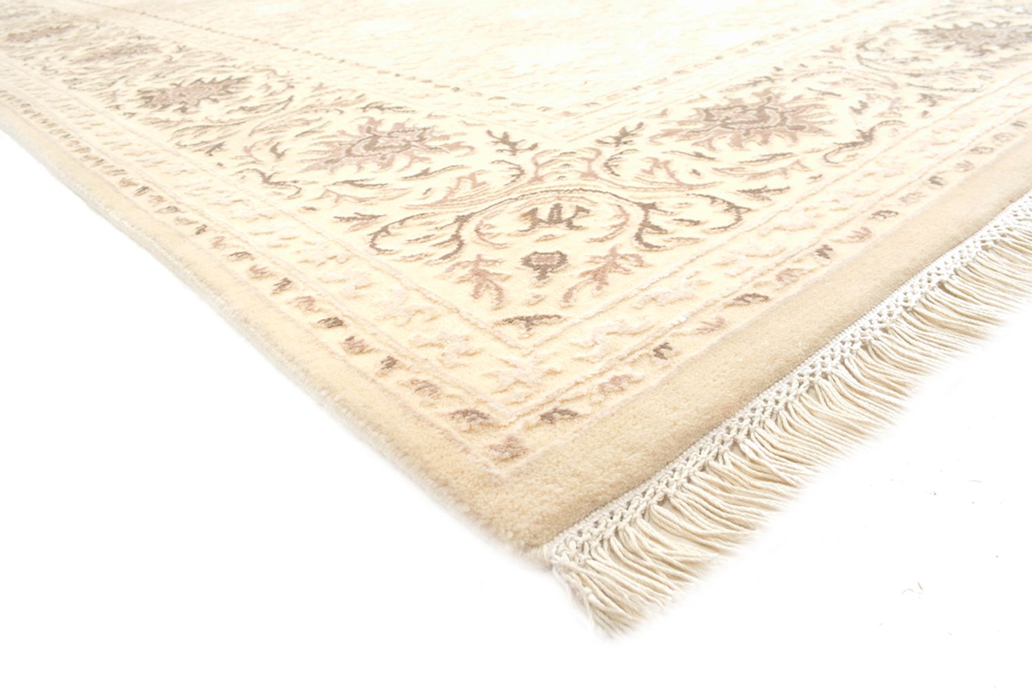 Orientalsk tæppe - 240 x 176 cm - hvid