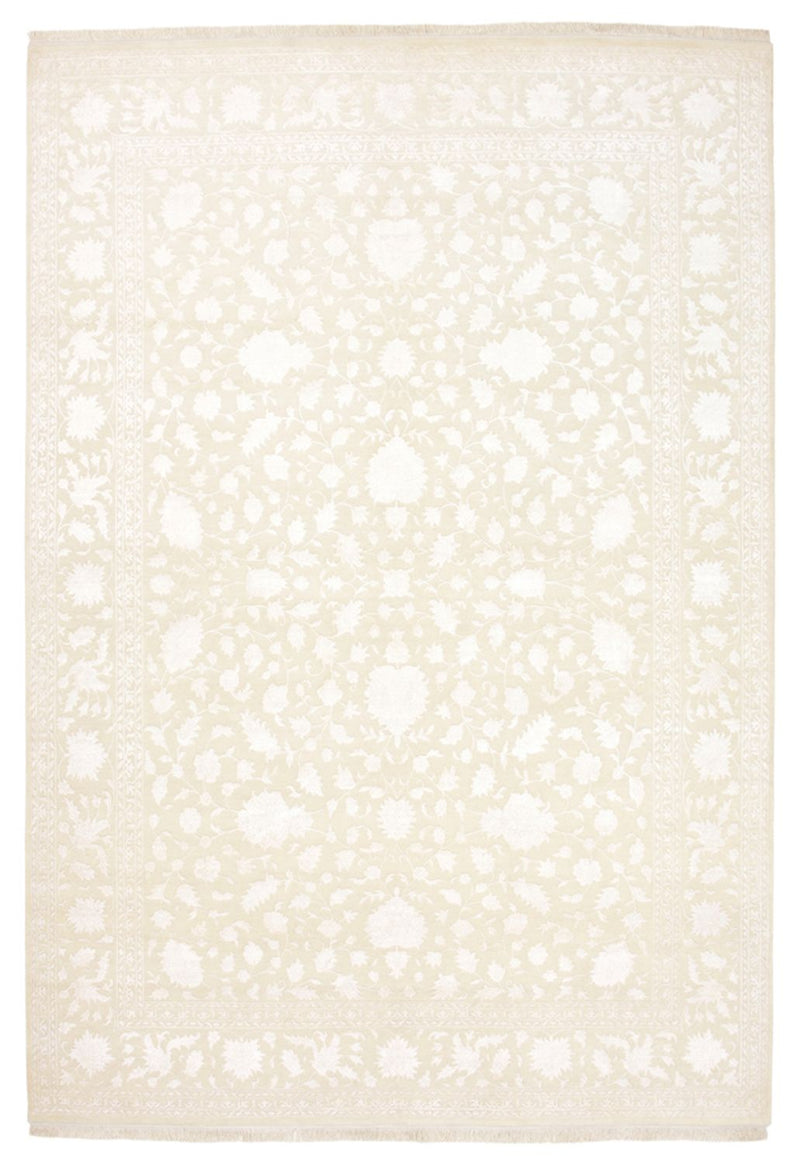 Orientalsk tæppe - 350 x 242 cm - hvid