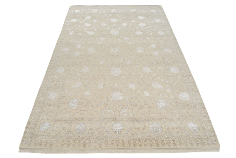Orientalsk tæppe - 302 x 208 cm - creme