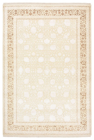 Orientalsk tæppe - 294 x 199 cm - creme