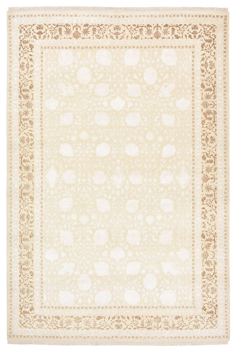 Orientalsk tæppe - 294 x 199 cm - creme