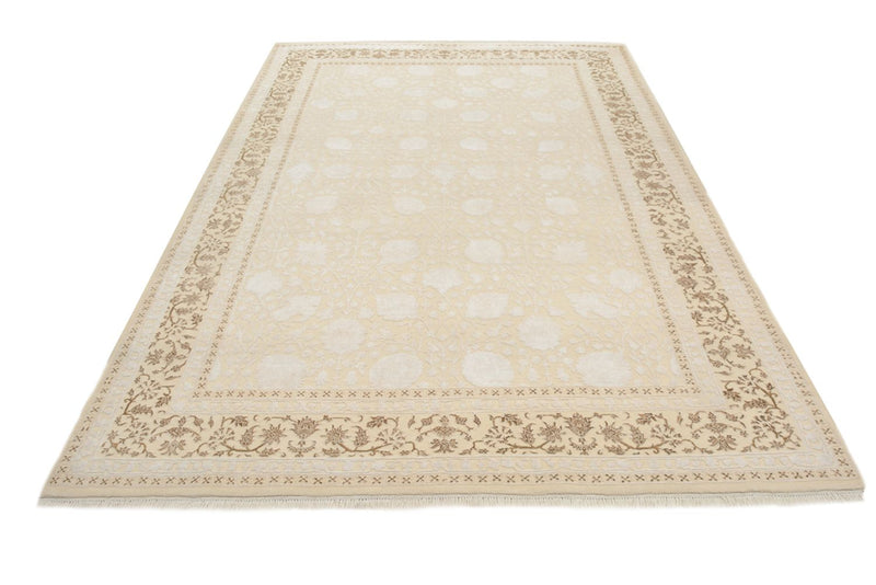 Orientalsk tæppe - 294 x 199 cm - creme