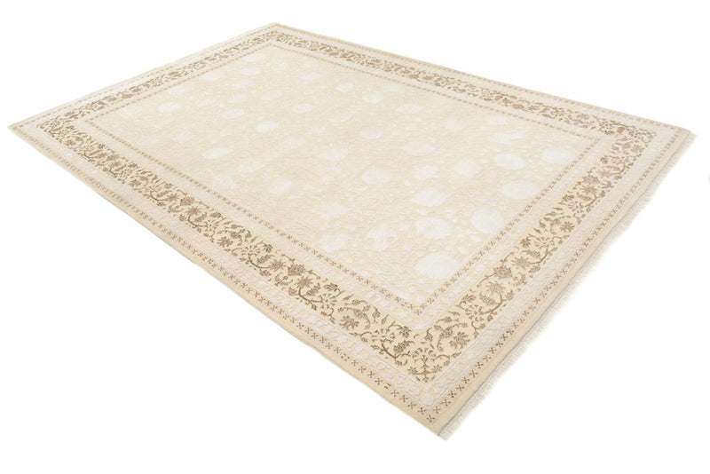 Orientalsk tæppe - 294 x 199 cm - creme