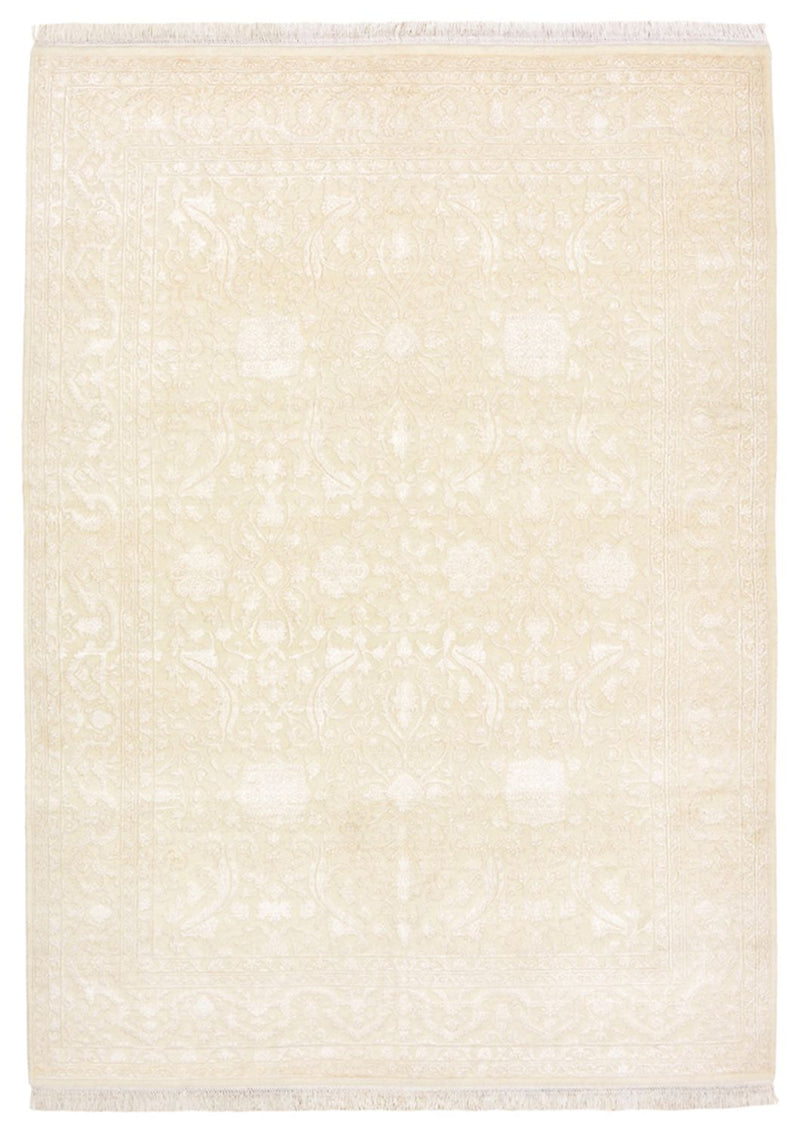 Orientalsk tæppe - 240 x 173 cm - creme