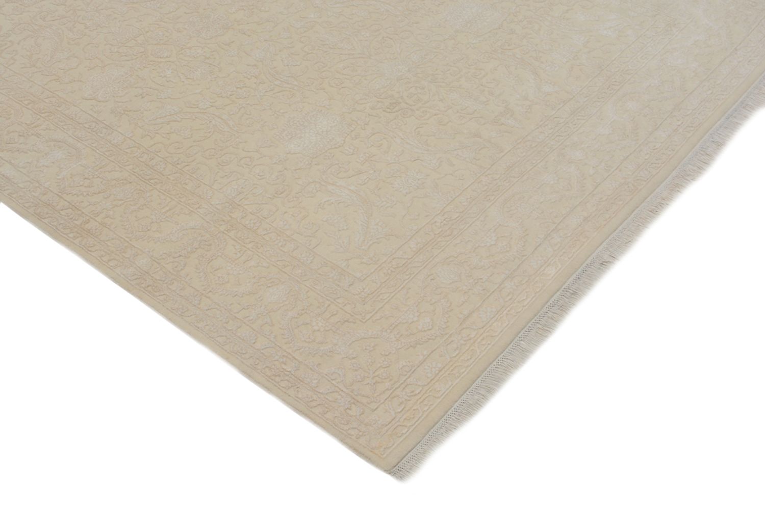 Orientalsk tæppe - 240 x 173 cm - creme