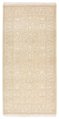 Orientalsk tæppe - 144 x 73 cm - lys beige